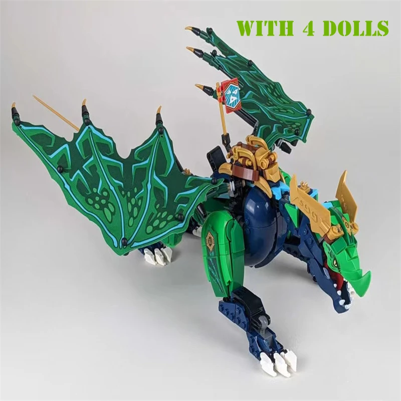 767Pcs Moc Il Leggendario Drago Dei Blocchi Di Costruzione Modello 71766 Mattoni Giocattoli Per Il Regalo Dei Bambini