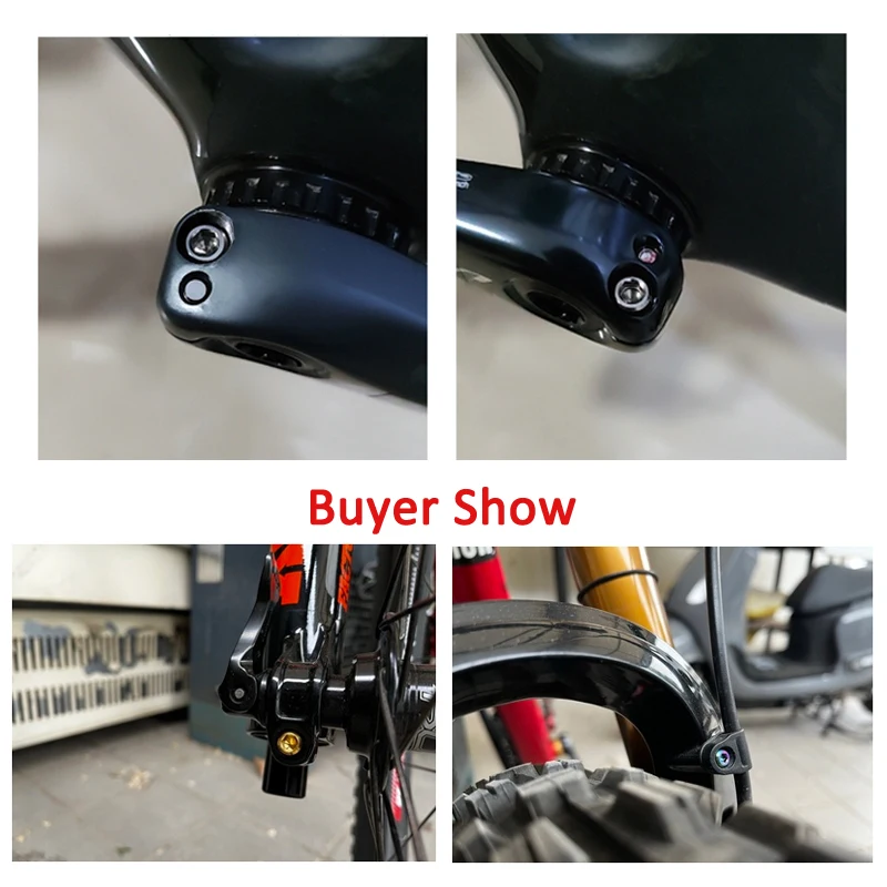 6 Pz TANKE M5 * 18 15mm Bullone Vite Con Guarnizione Per MTB - Foto 4