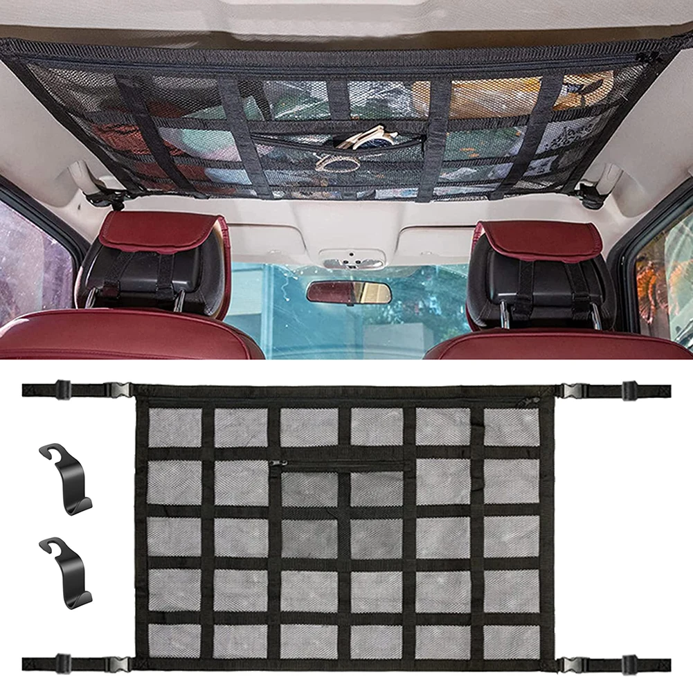 car ceiling cargo net pocket car