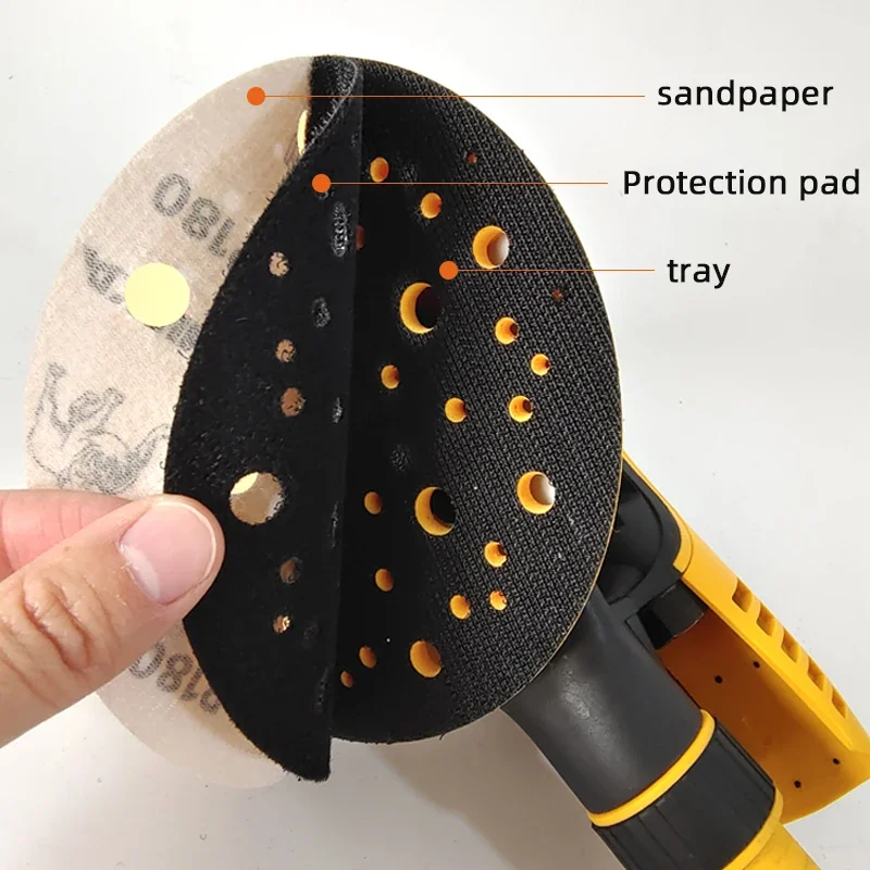 Original Finnish Car Polishing Grinding Mirka Pneumatic Sander Polisher Air Sander 6 Inch 150mm Grinder Orbital