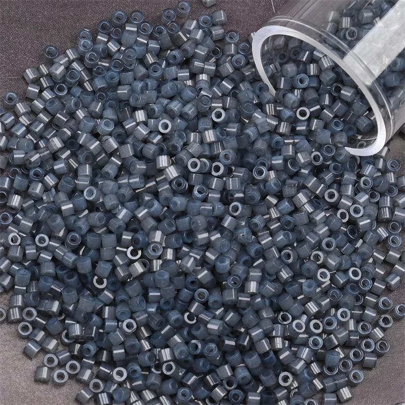 1,6 mm Super Uniform tschechische Jade Glas Japan Perlen 11/0 kleine Glasperlen für DIY Schmuckherstellung Frauen handgemachte Stickerei Versorgung – Detail 13