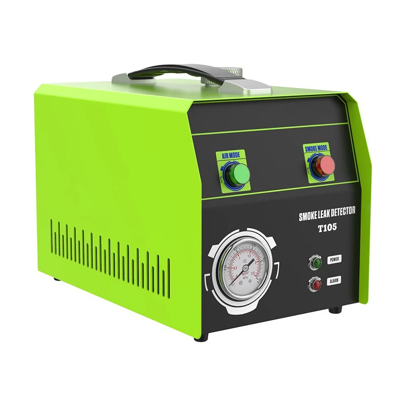 

T105 Car Smoke Leak Detector Oil Pipe Leak Locator EVAP System Smoke Leakage Tester Exhaust Gas Analyzer Tool For Car