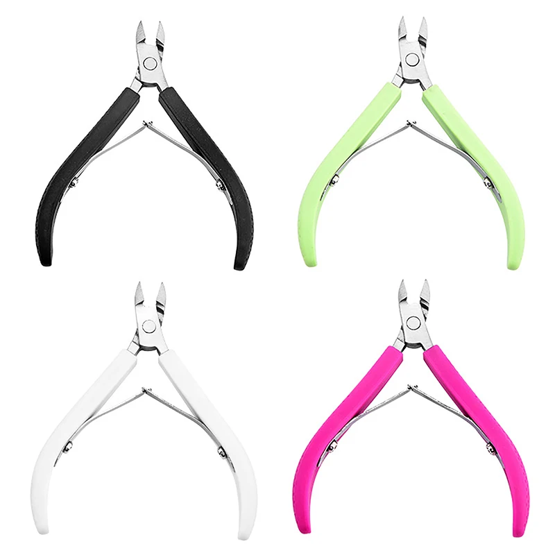 

Professional Fingernail Toenail Cuticle Nipper Trimming Stainless Steel Nail Clipper Cutter Cuticle Scissor Plier Manicure Tool