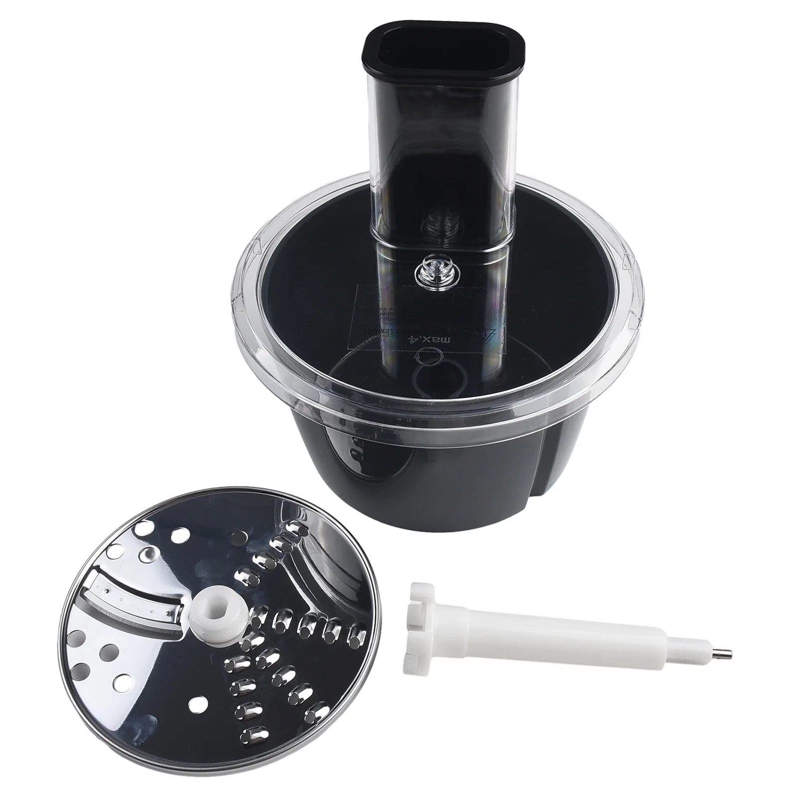 

Cutter Kit Food Processor Cutting Disc Multifunctional Rocker ABS+acrylic+stainless Steel Container Kitchen Supplies
