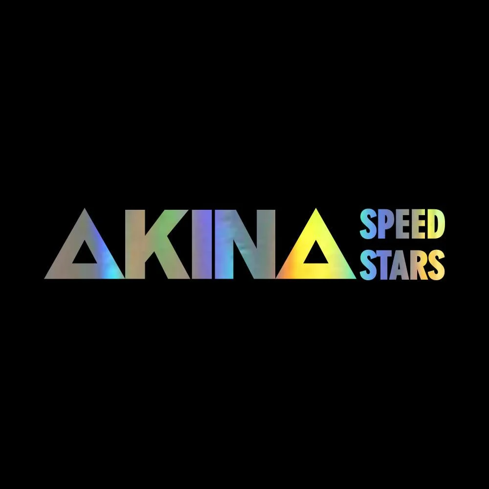 

Наклейки на автомобиль Speed Stars Akina, виниловые наклейки для окна и двери, 21 см х 4 см