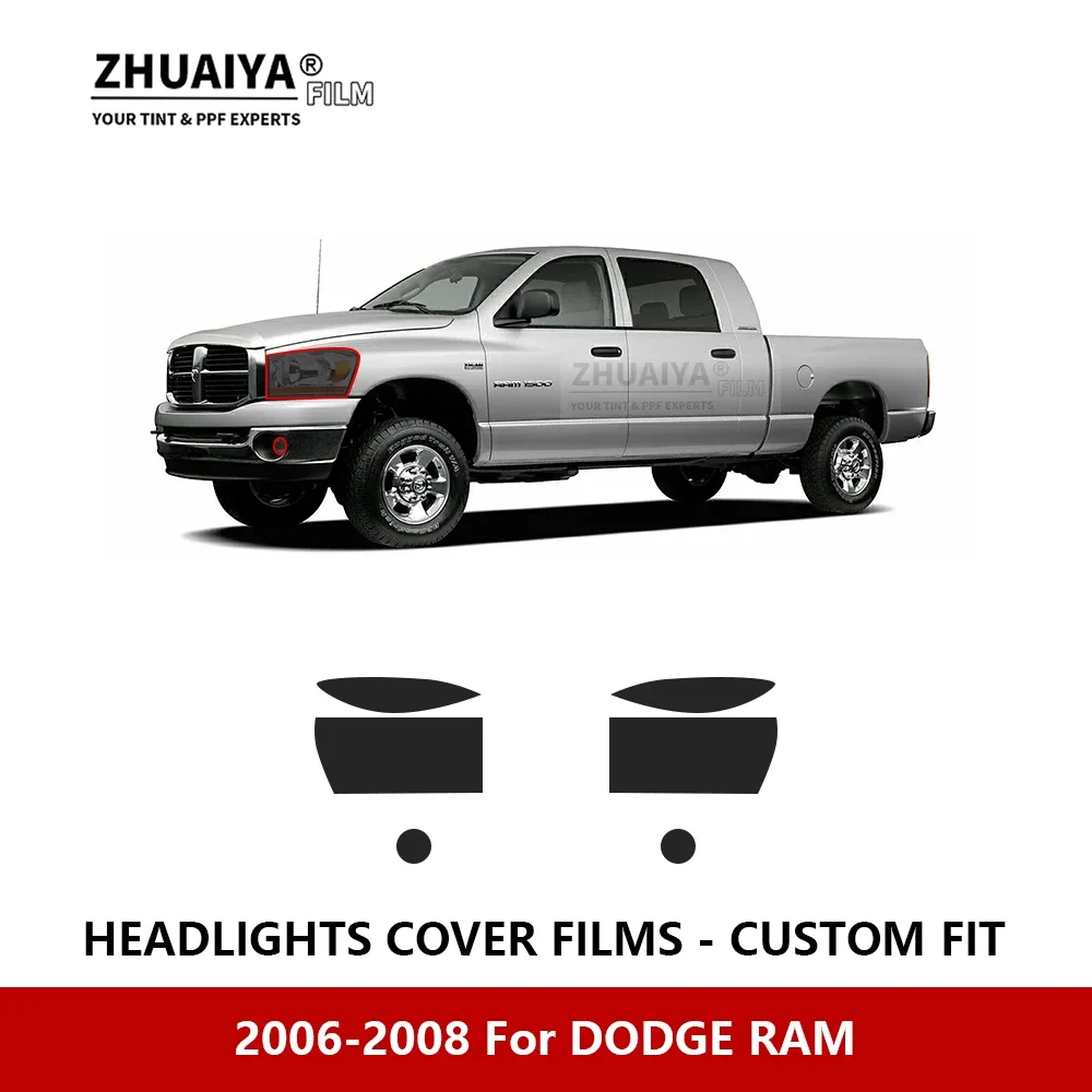 

Защитная пленка с защитой от царапин для автомобильных фар DODGE RAM 2006-2008