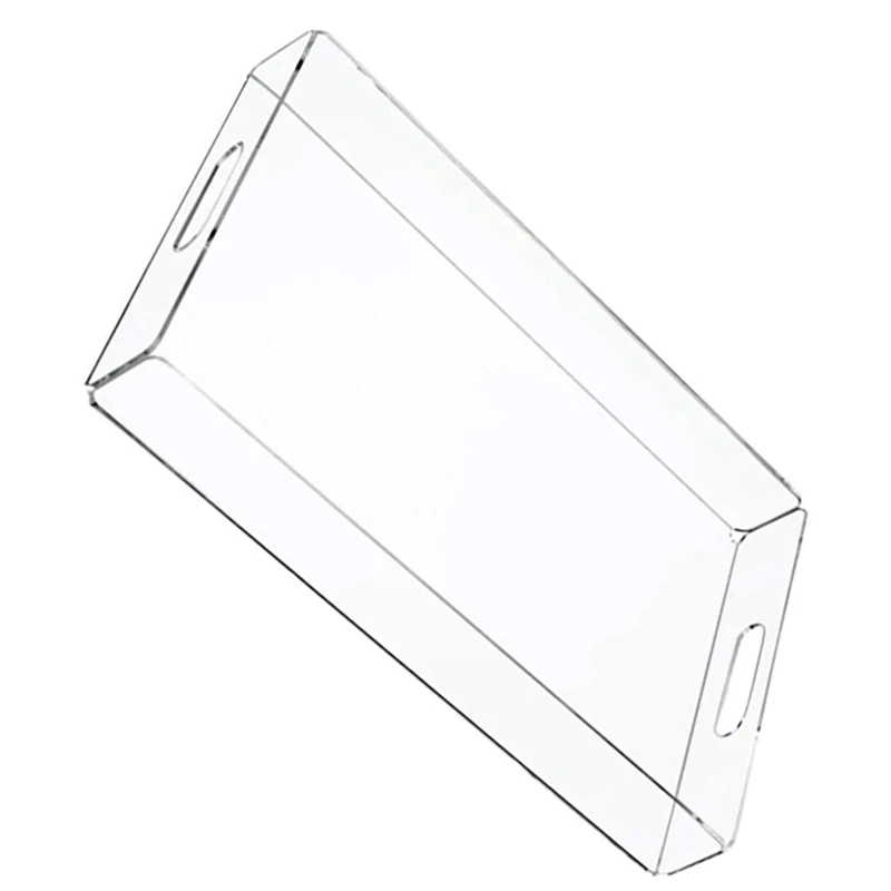 

2X прозрачная зернистая тарелка для закусок, многофункциональная тарелка для хранения, поднос для полотенец для ванной комнаты