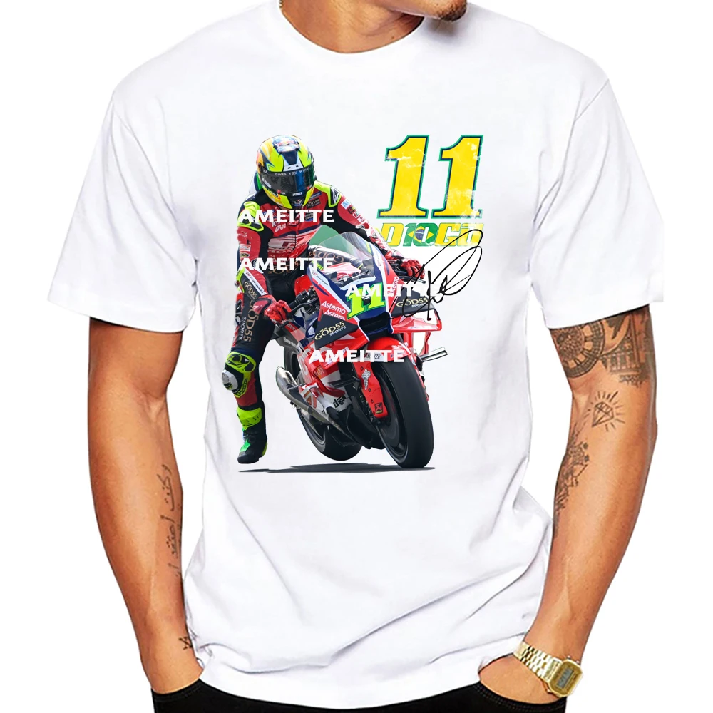 Legendary Brazilian Rider T-Shirt - Men's Short Sleeve Sport Tee in White