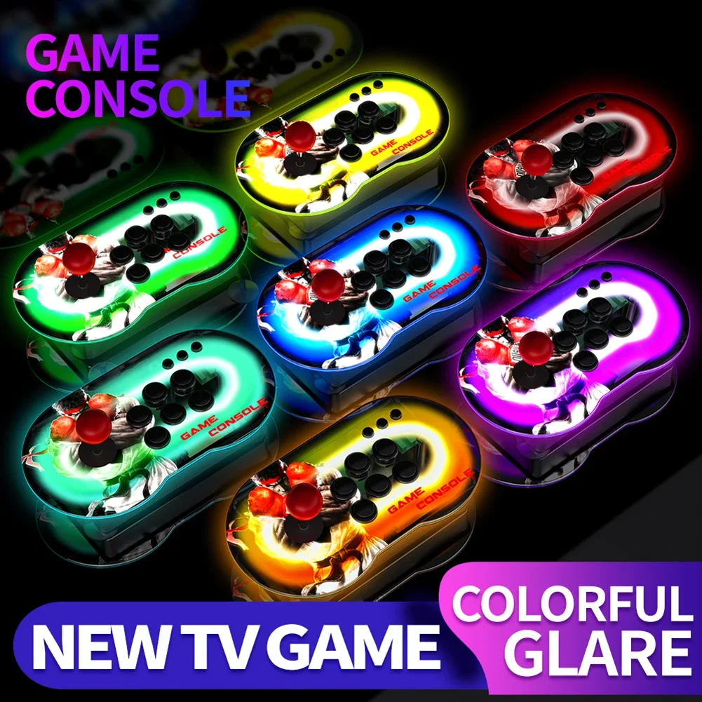 Nuova Console di Gioco Retrò Classica con Doppio Joystick, Doppia Batteria, Giochi di Combattimento PS1 HD 4K, 10000 Giochi Arcade, Proiettore TV, Monitor - immagine 3