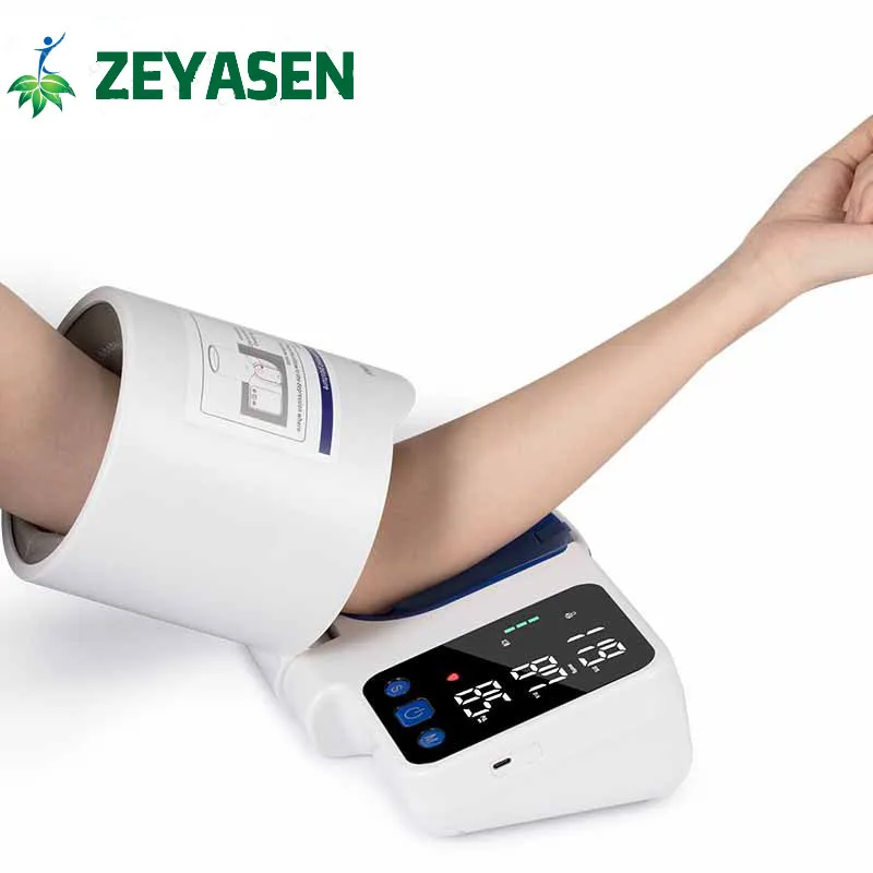 Sphygmomanometer Arm Barrel Blood Pressure Monitor Led 99*2 Memory Manometer Digital Bp Monitor Tonometer Heart Rate Detector