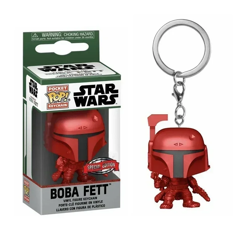 thumbnail image 5 of FUNKO POP Star Wars Nuevo Yong Leiya con Lola IG-11 Skywalker Chubacca R2-D2 Darth Vader Stromtrooper Pocket Pop Llavero Juguetes, 5 of 5