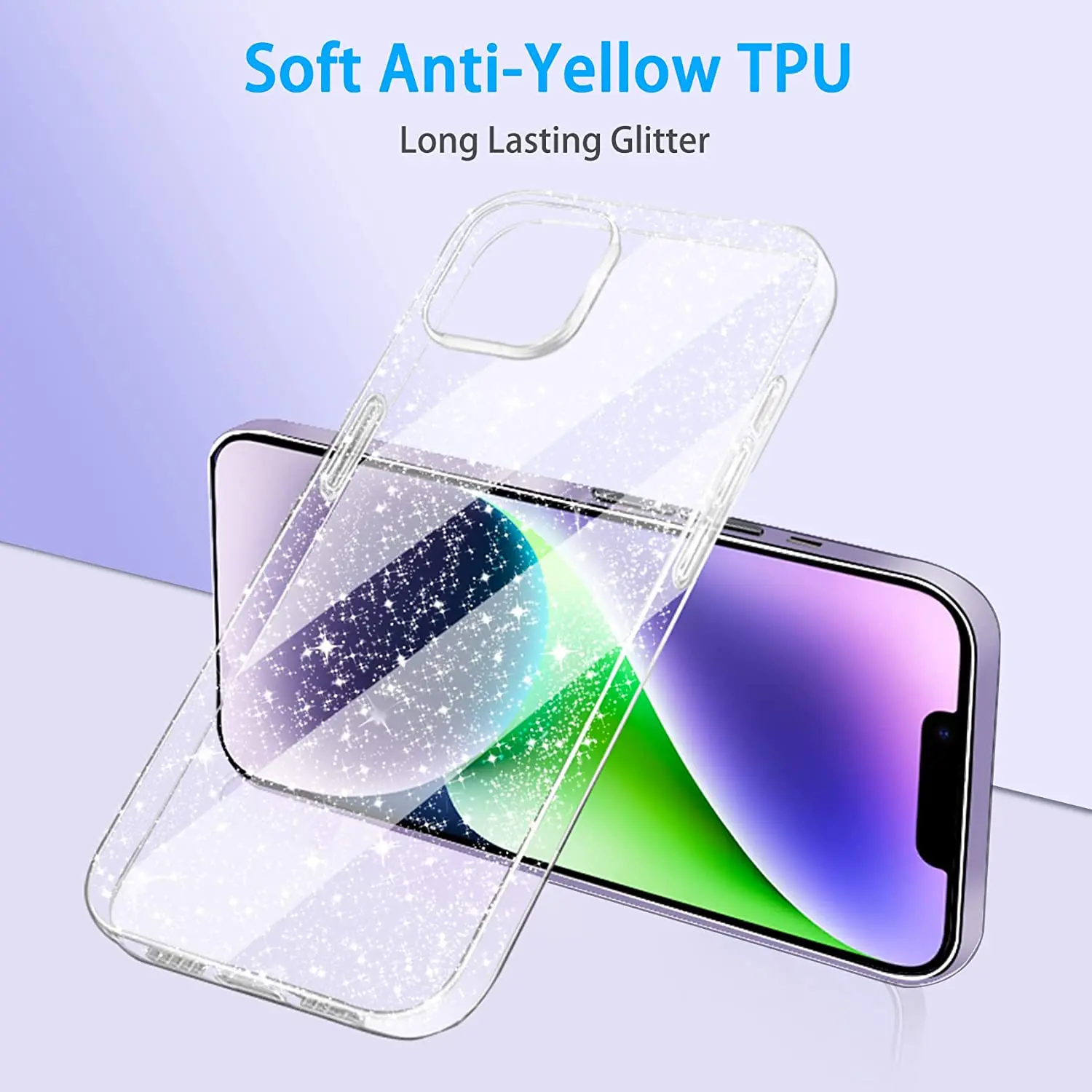 Glitter Sparkle Soft Phone Bumper Case