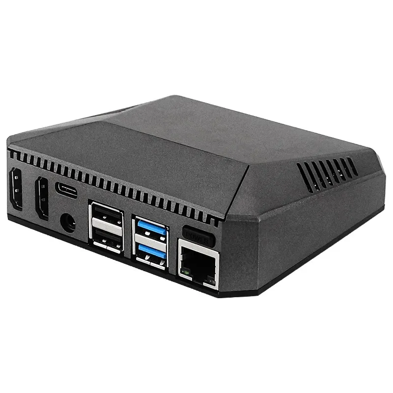 argônio um caso para raspberry pi modelo de refrigeração passiva metal escudo opcional nvme ssd placa expansão para argônio um