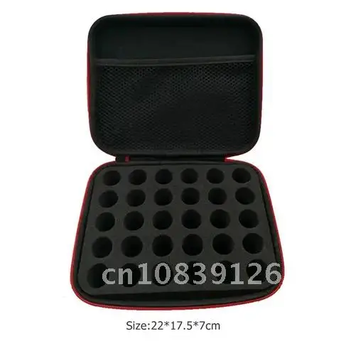 

30 Essential Oil Bottle Bags Storage Case Protects Portable Travel Carrying Box Organizer Holder Compartments