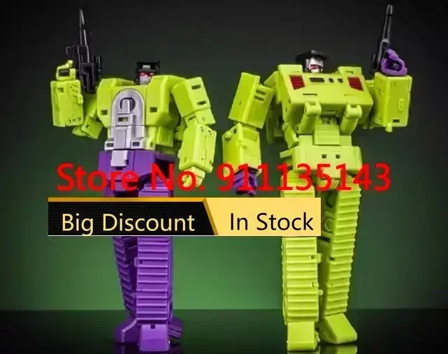 【開封済】MS-TOYS デバスター似　MS-B38A〜B42Aセット Magic Square toys Devastator MS-B37A & 38A MS-B39A & B40A MS