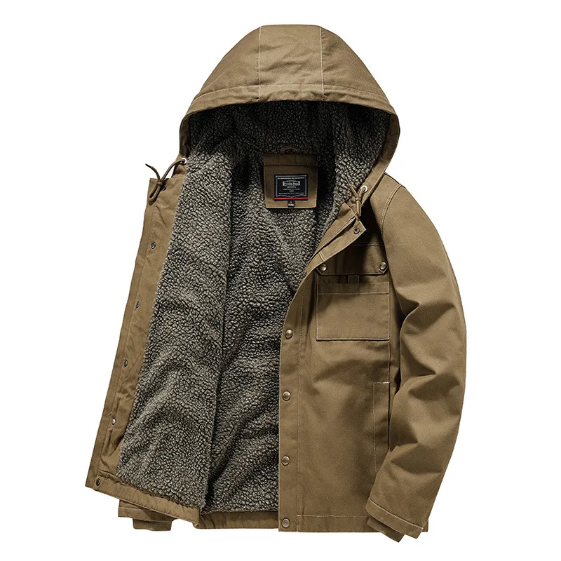 Men's Cold Jacket Oversize Hunting Clothes Casual Military Uniform Sportsfor Baseball Windshield Trekking Military