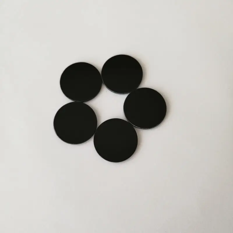 HWB800 Ir 패스 필터 RG800 검정색 유리 필터 가시광선 차단 원형 및 사각형 크기 두께 2mm/3mm