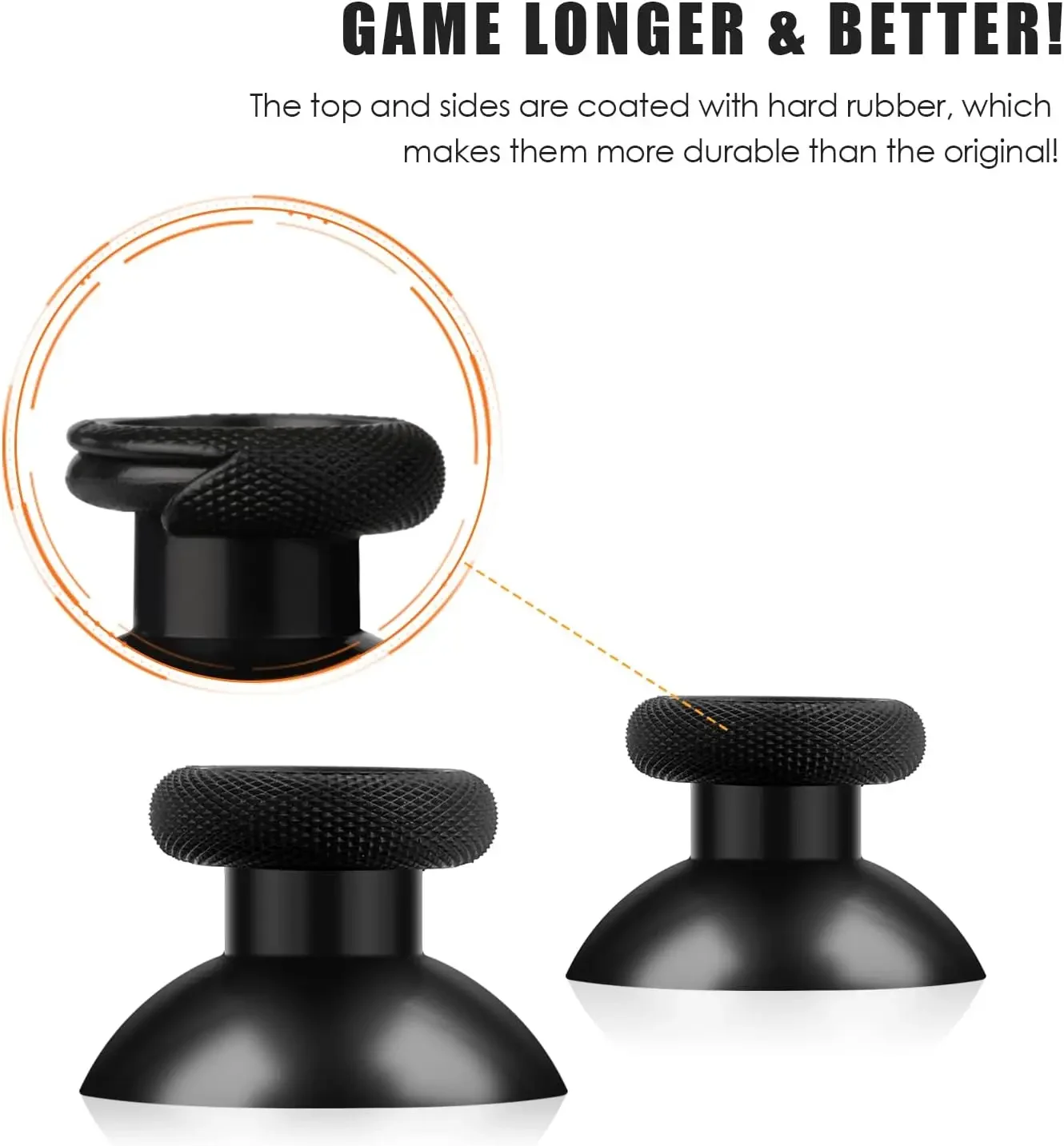 Joystick Replacement Thumbstick Thumb Stick for Xbox One Series X/S PS4 Controller Silicone Thumb Stick Grips Caps Mushroom Cap