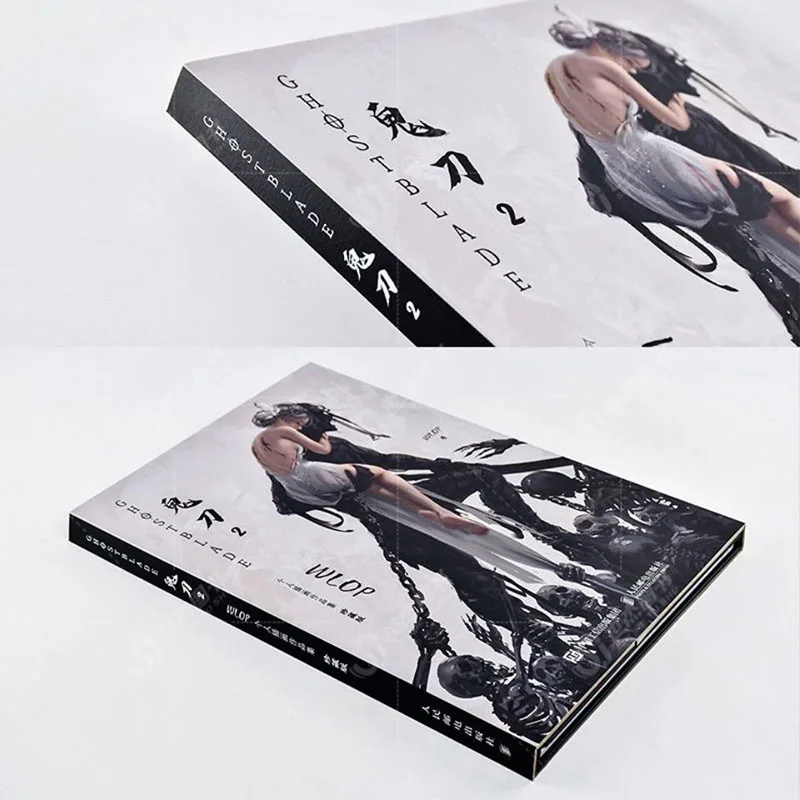 2 Book/set Ghost blade WLOP 2 II + WLOP I personal illustration drawing Art collection book In Chinese Illustrated Book
