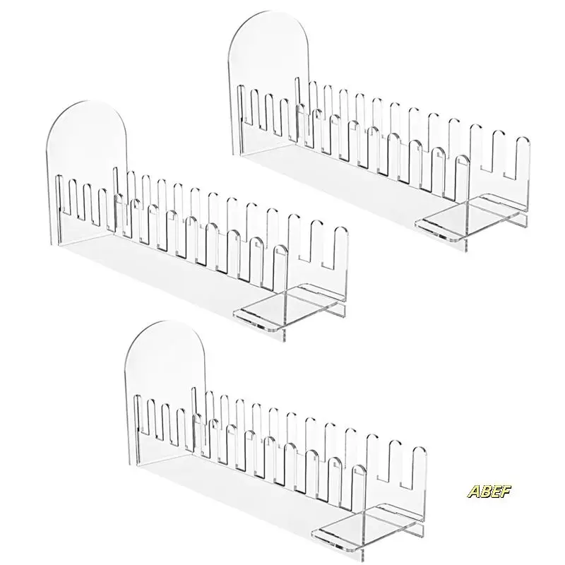 3 Pcs 12 계층 아크릴 인사말 카드 디스플레이 스탠드 투명 카드 디스플레이 스탠드 엽서 스티커 카드 홀더를 조립하기 쉬운