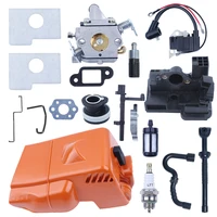 Cylinder Cover Carburetor Ignition Coil For Stihl MS180 MS170 018 017 Tune-up Kit Air Filter Housing Chainsaw Spare Parts 2