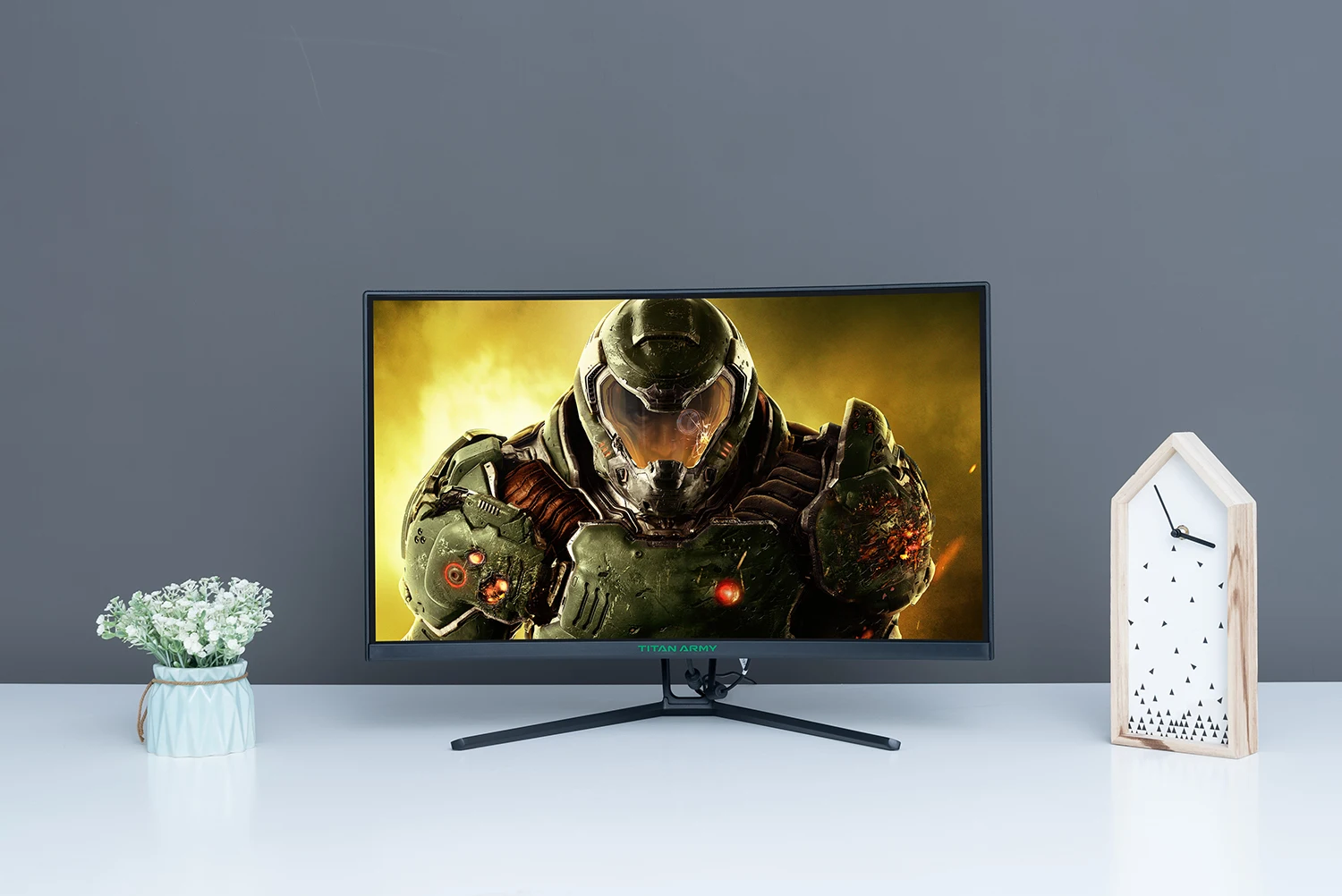 Монитор titan army n27sh2. 27&quot; монитор titan army n27sh2 черный.