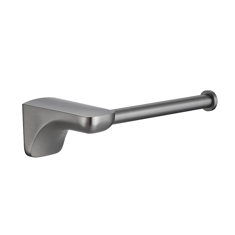 Toilet Paper Holder Bathroom Hardware Accessories Wall Mounted Zinc Alloy Gun Gray