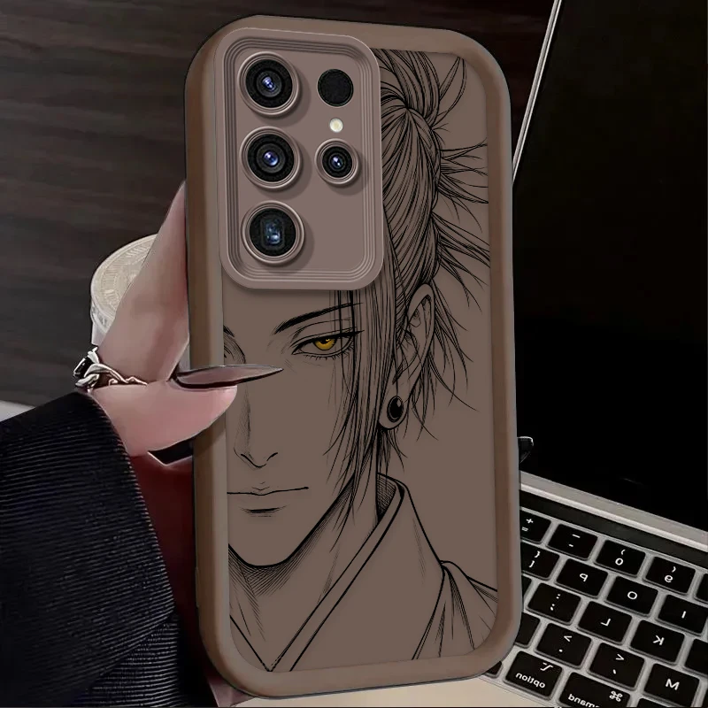 Jujutsu Kaisen Gojo Geto Minimalist Line Art Phone Case