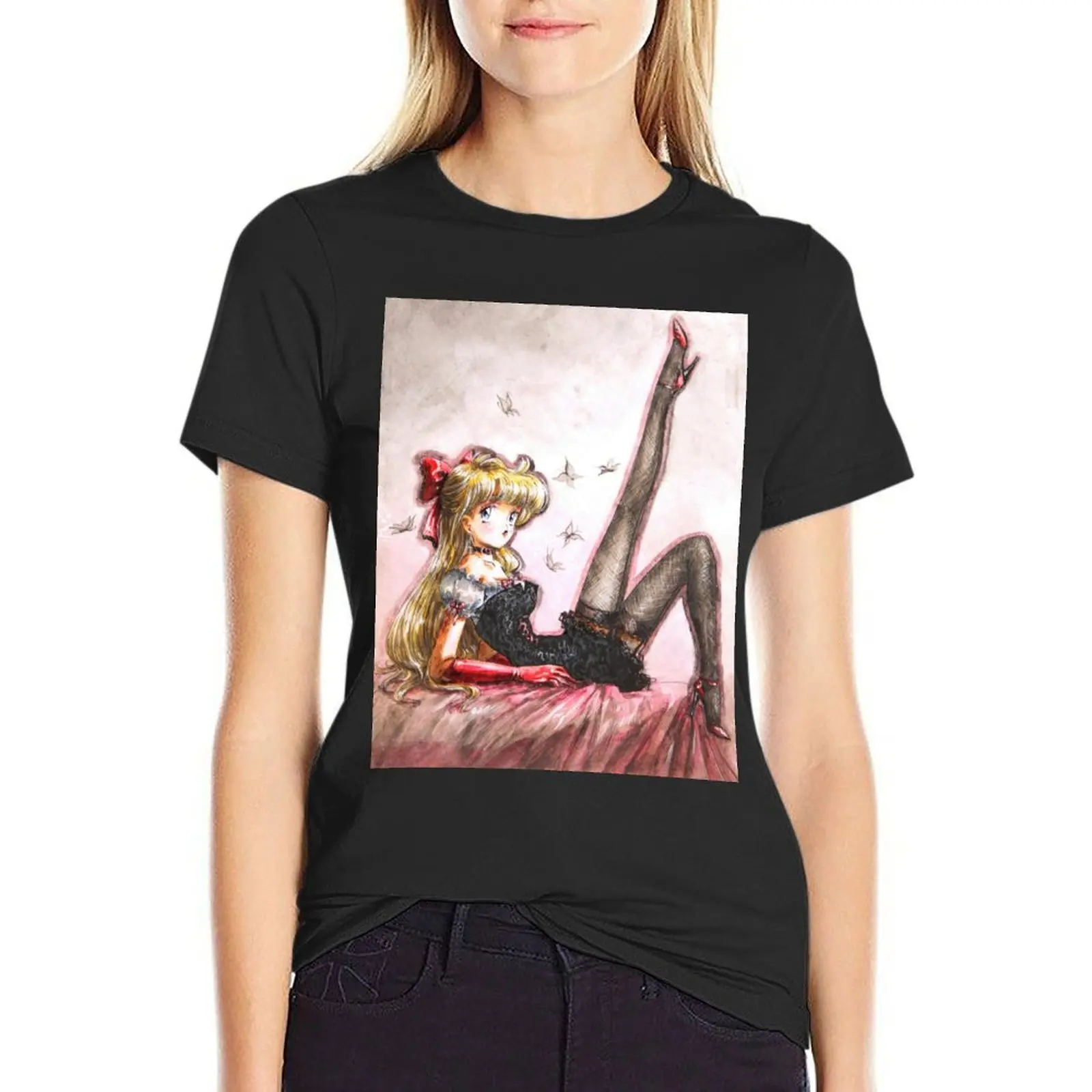 

Sexy Venus T-Shirt tops anime clothes korean fashion plus size tops Top Women