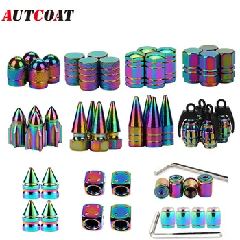 4Pcs/Set Multicolor Tire Valve Stem Caps 1