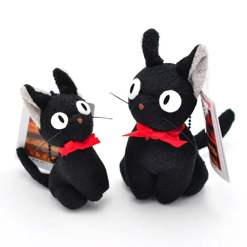 Anime Kiki Delivery Black Jiji Peluche Bambola Kawaii Black Cat Kiki Peluche Cosplay Zaino Ciondolo Regalo Di Compleanno Per Bambini