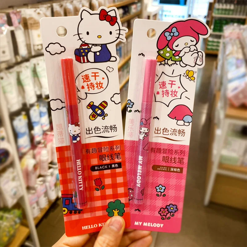 Sanrio Eyeliner Hello Kitty My Melody Cute Waterproof Nonsmudged Ultra