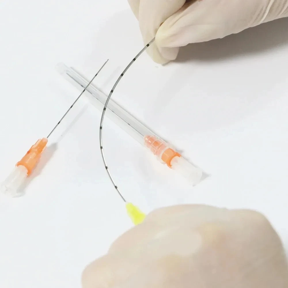 Factory Disposable Blunt-tip Cannula 14G 22G 23G 25G 27G 18G 30G 50mm 70mm Blunt Fine Micro Body Piercing Needles Cannula Syring