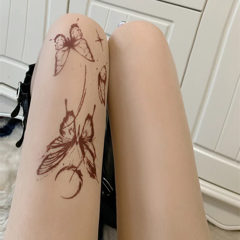 Fashionable sexy stockings thin, fashionable anti-hook silk leggings women's spring and autumn thin velvet, bare legs artifact