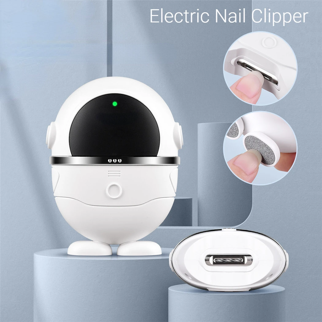 Electric Nail Clipper Safety Automatic Fingernail Clipper Portable Nail