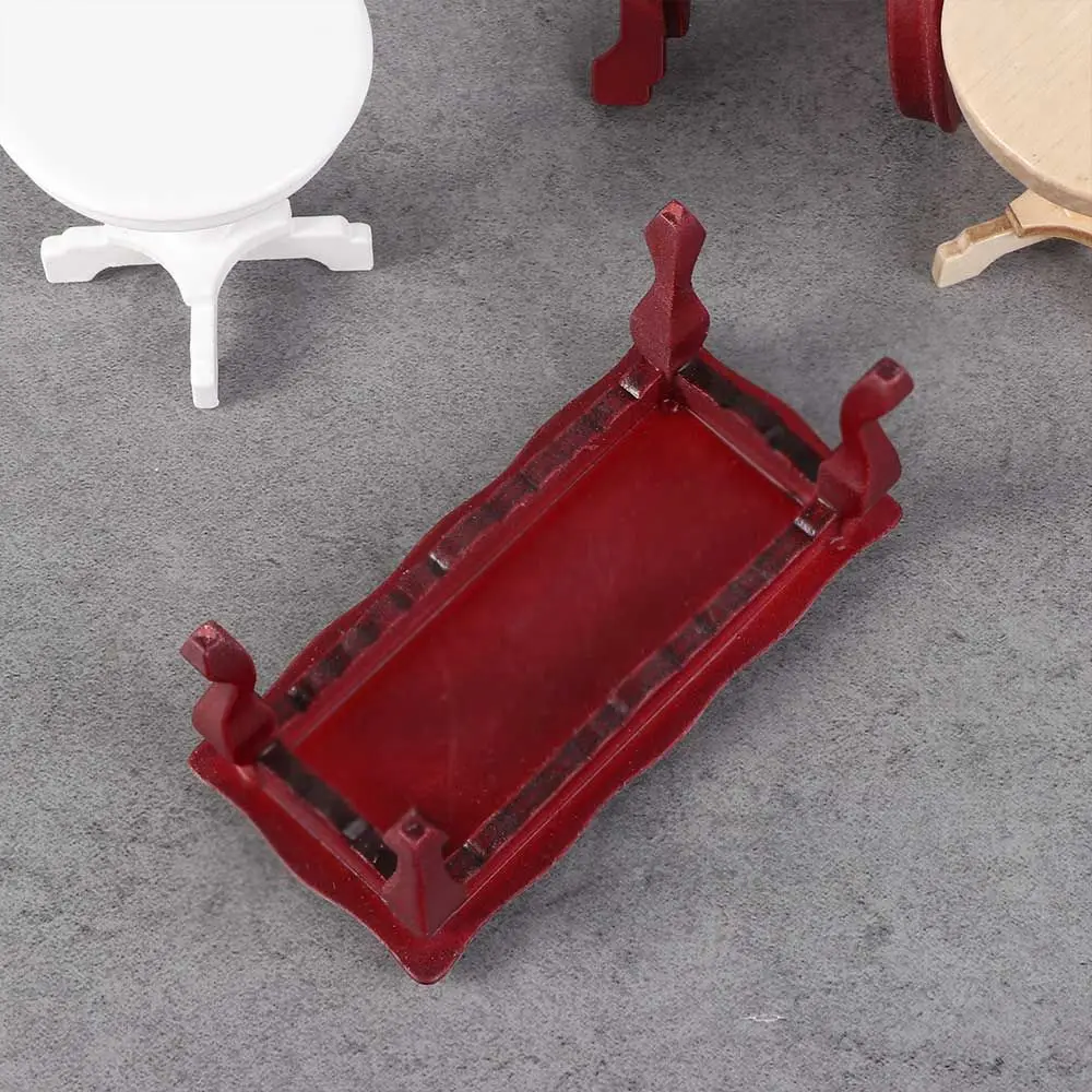 9 Stile Puppenhaus Miniatur Mini Holztisch Couch tisch Simulation Beistell tisch Möbel Spielzeug für Puppenhaus Zubehör – Detail 12