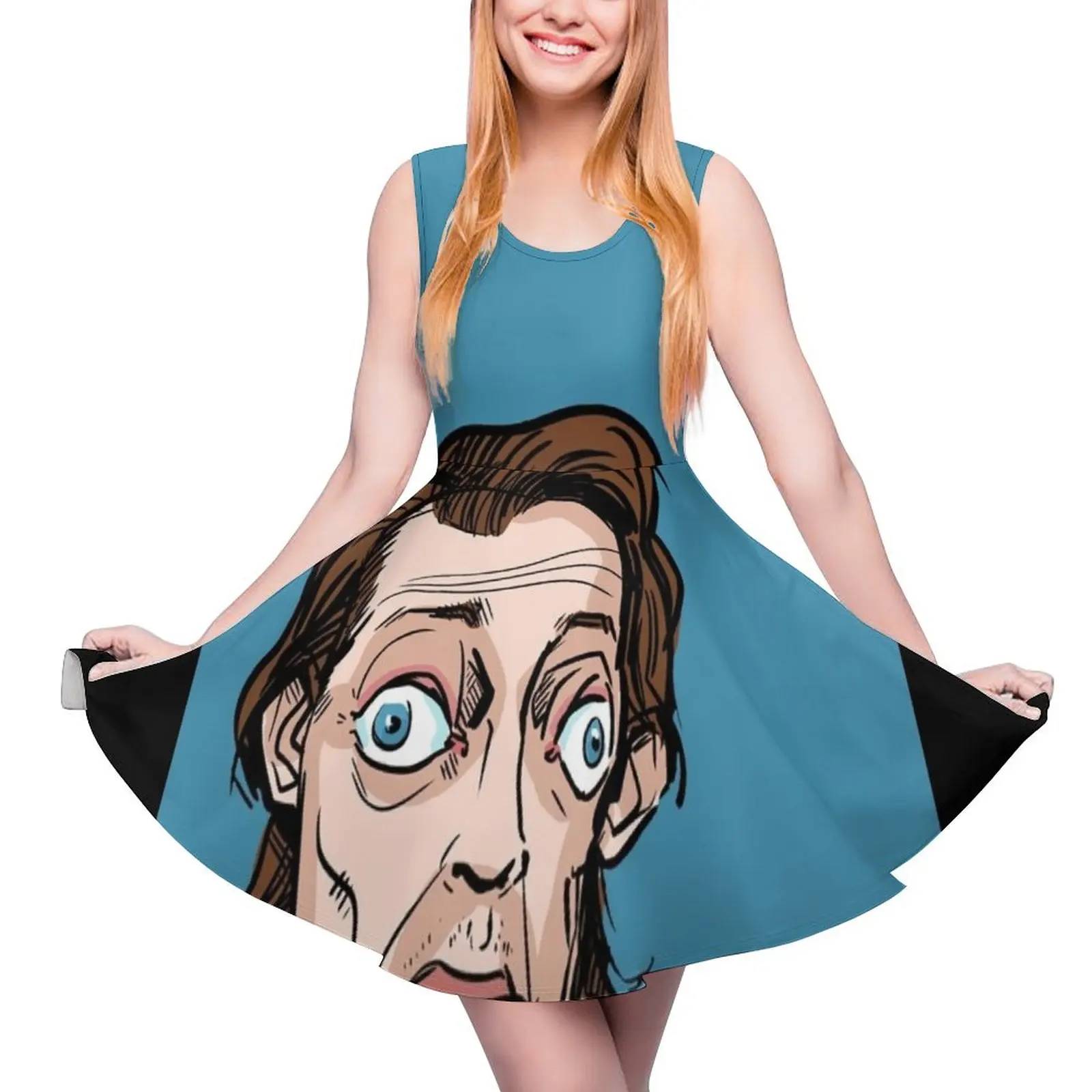Buscemi Doodle Sleeveless Dress birthday dress for women luxury 2024 womens clothing trend 2024 elegant womens dresses sale