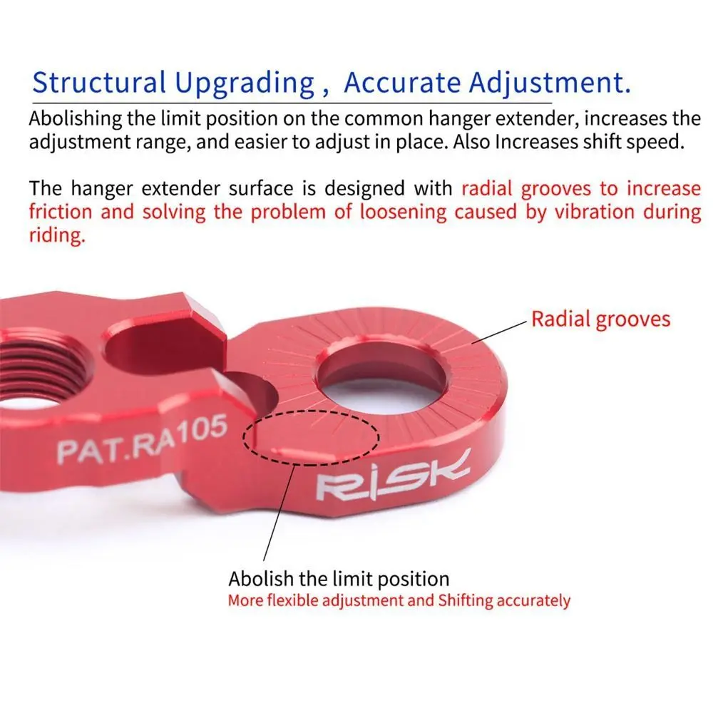 Convertor Extension Hooks Adapter Bicycle Rear Extender Bicycle Rear Derailleur Hanger Extension Hanger Tail Hook Extender