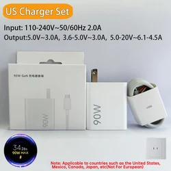 Xiaomi 90W Fast Charging Turbocharger with Type - C Cable - US with 1m cable