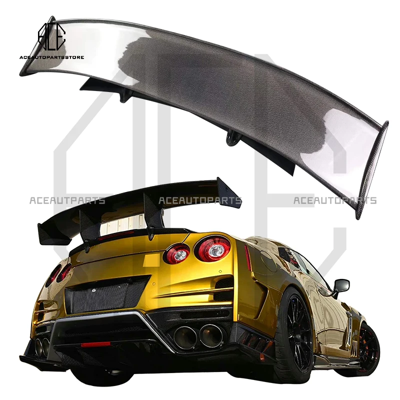 

Задний спойлер из углеродного волокна в стиле Top Secret для Nissan Gtr R35