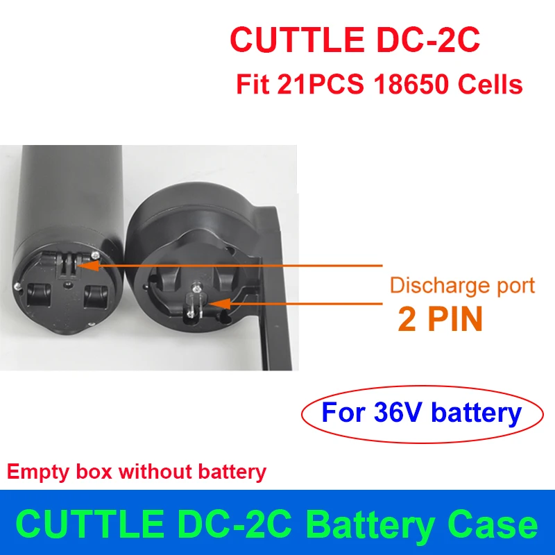 CUTTLE DC-2C Battery Case DC-2170-2C Water Bottle Style