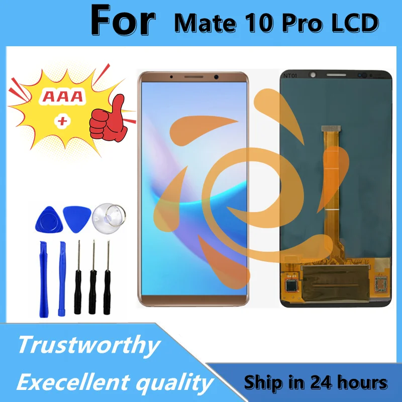 

100% тест AMOLED TFT для HUAWEI Mate 10 Pro для AMOLED BLA-L29 L09 AL00 ЖК-дисплей сенсорный экран дигитайзер в сборе Замена