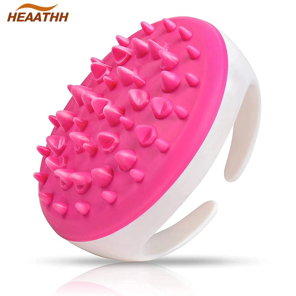 Anti Cellulite Massager Brush for Eliminating and Removing Cellulite on Arms Legs Thighs Body, Effortless Massaging Exfoliating