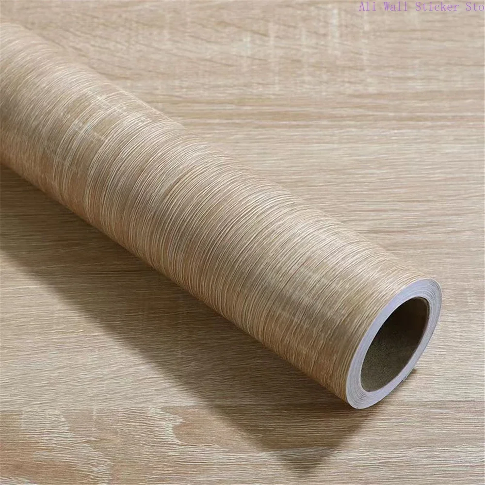 60/80cm Width Wood Grain Stickers for Wardrobe Cupboard Table Closet Furniture Waterproof PVC Self Adhesive Wallpaper Home Decor