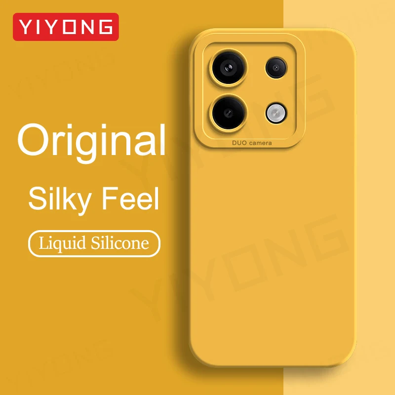 YIYONG Silky Soft Liquid Silicone Phone Case - Elegant Protection