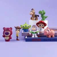 6pcs Toy Story Action Figure Anime Cartoon Model Doll Car Decoration Cake Accessories Collection Classic Toy Children's Gift 1
