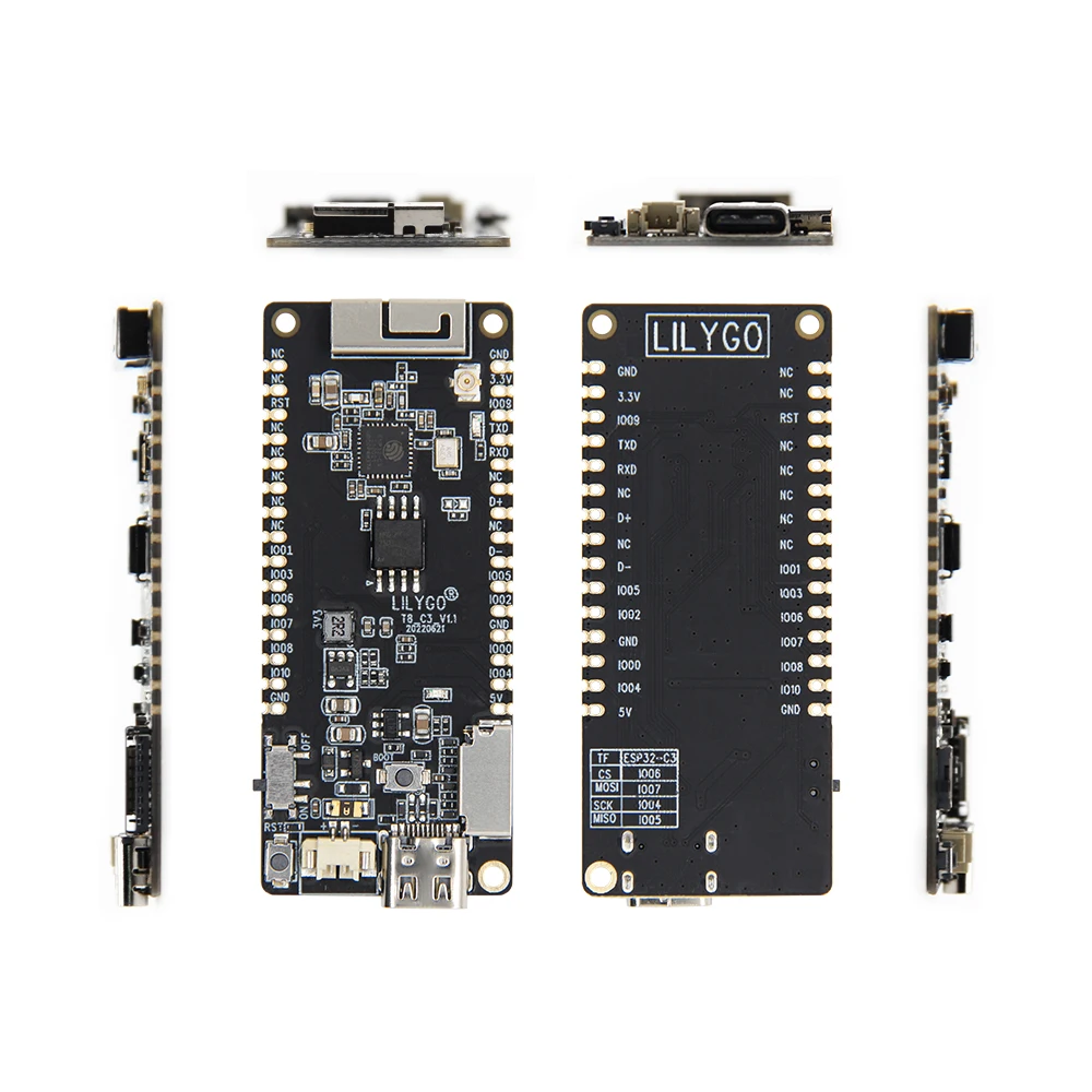 ® T8 ESP32 Development Board ESP32-C3 ESP32-S3 Module 8MB PSRAM TF Card 3D Anten