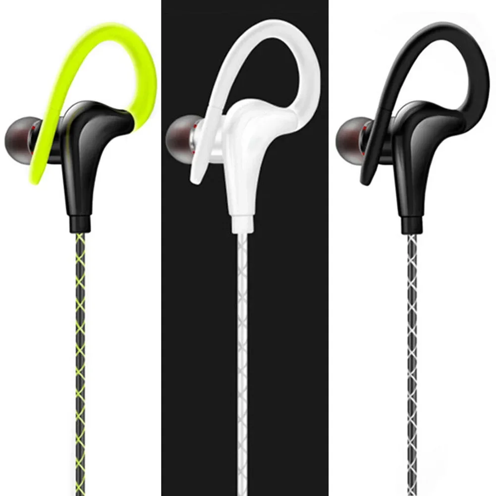 Waterproof Sport Wired In-Ear Earphones with High-Definition Bass & Ear Hook Design