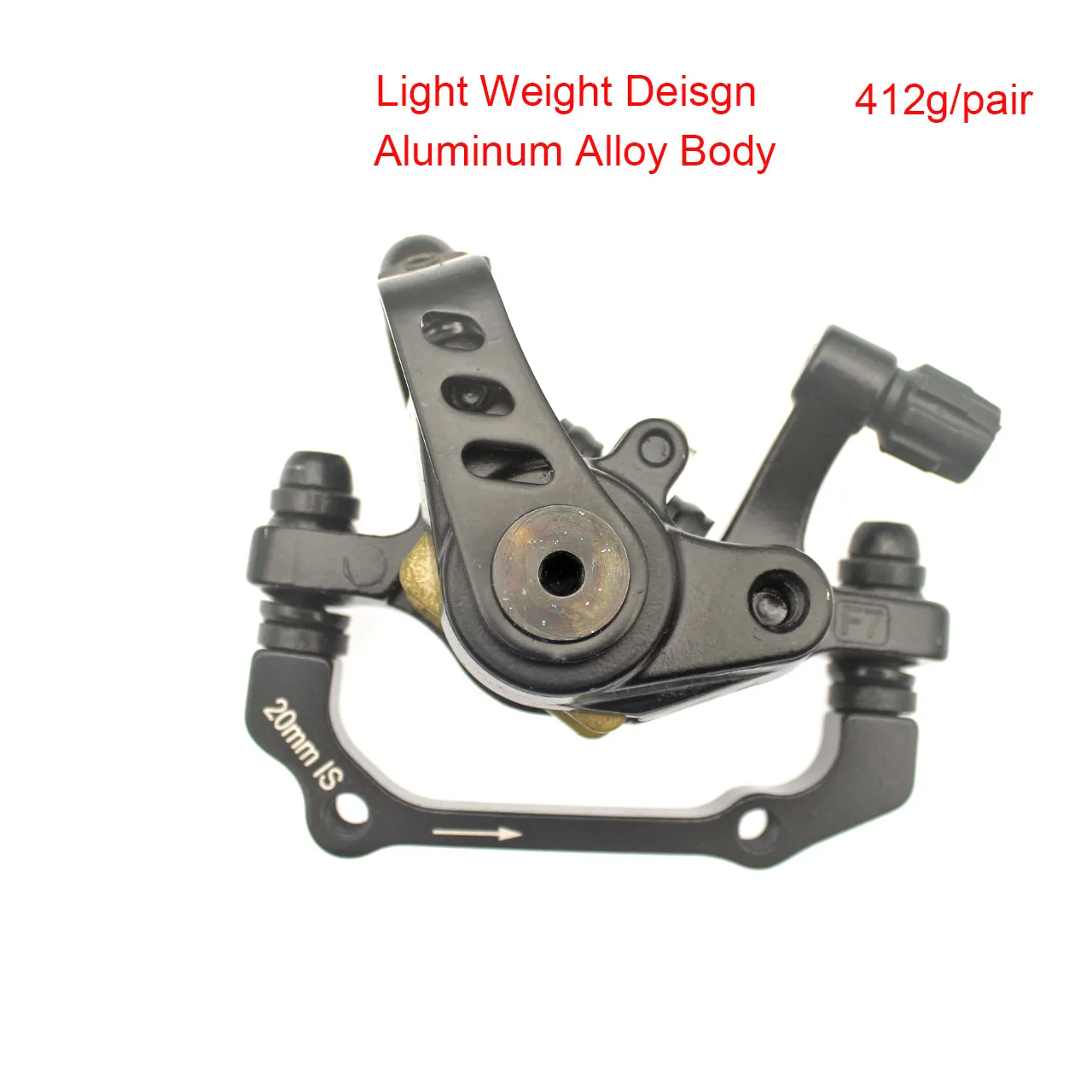 Mountain Bicycle Disc Brake Bicycle Disc Brake Mountain Bike Disc Brake MTB Road Bike Mechanical Disc Brake F160 R160 Bicycle Brake Caliper Bilateral Aluminum Alloy Double Fiido D2 E-bike