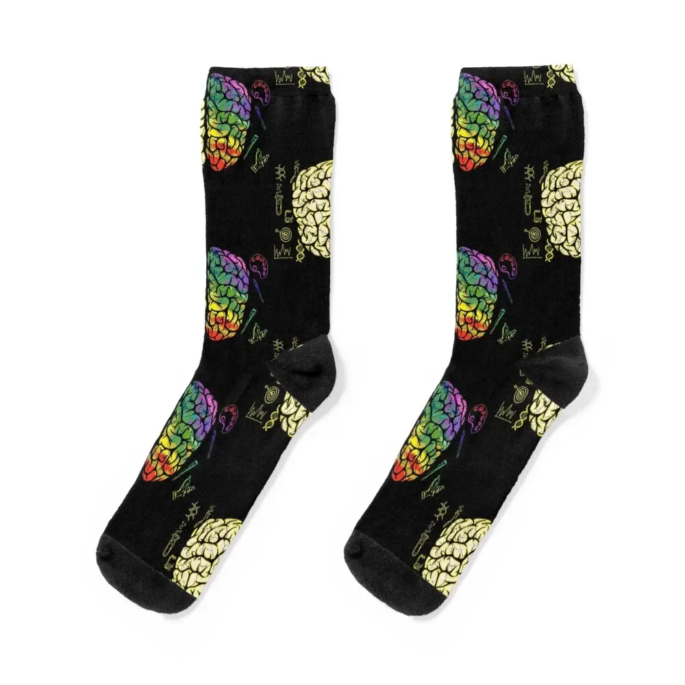 

Brain Neurology Hemispheres Analytical Creative Socks short new in's Non-slip Men's Men's Socks Women's